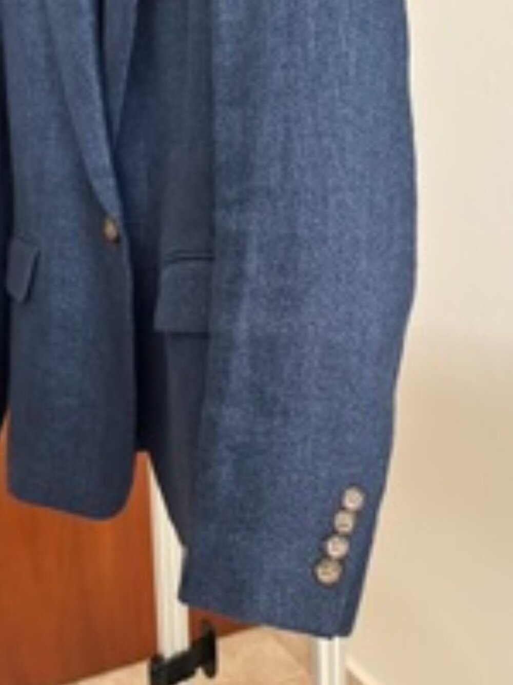 LAUREN Ralph Lauren Navy Blazer - Size 6 - Picture 3 of 7